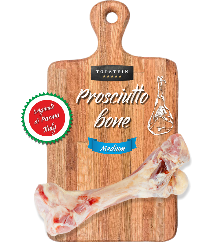 Prosciutto Bone TOPSTEIN Konzervy pro psy se 100 masa. Bez kompromisů